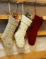 Fashion Linen Small Wool Knit Wall Decoration Christmas Socks