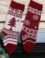 Fashion Snowflake (lj-551) Wool Knit Wall Decoration Christmas Socks