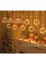 Fashion Warm White Christmas Curtain Lights (charged)