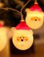 Fashion 1.5 Meters 10 Lights Warm Battery Plastic Santa Claus String Lights (electric)