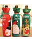Fashion Sequin Wine Cover Snowman Christmas Printed Wine Bottle Set