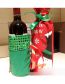 Fashion Sequin Wine Cover Deer Christmas Printed Wine Bottle Set