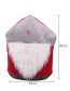 Fashion Faceless Chair Cover Red Felt Christmas Chair Cover