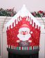 Fashion Printed Seat Cover For The Elderly Fabric Christmas Snow Top Triangle Seat Cover