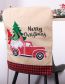 Fashion Elderly Car Wash Seat Cover Fabric Christmas Seat Cover