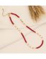 Fashion 5# Mixed Colors Geometric Natural Stone Beaded Necklace