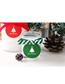 Fashion Christmas Tree (3 Pieces) Christmas Gift Box Packaging Self-adhesive Food Sealing Bottle Stickers