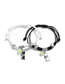 Fashion 2# Alloy Cord Braided Cat Bracelet Set