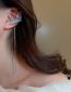 Fashion Ear Clip - Purple (tassel) Metal Diamond Butterfly Tassel Ear Cuff