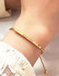 Fashion 6# Solid Copper Geometric Chain Bracelet