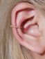 Fashion Silver Pure Copper Geometric Ear Clip