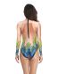 Fashion 3# 3d Printed One Piece Long Sleeve Swimsuit