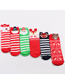 Fashion 6 One-eyed Dog/red Stripes Cartoon Christmas Striped Socks