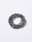 Fashion Amber Crystal Frosted Glass Bread Bead Material