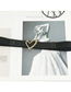 Fashion Hollow Heart Snap (2.5cm Elastic Belt) Metal Cutout Heart Snap Wide Belt