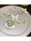 Fashion 6# Brooch-golden Pearl Flowers Pure Copper Pearl Flower Brooch