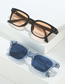 Fashion Black Frame Tea Tablets Square Frame Sunglasses