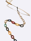 Fashion Color Acrylic Colored Chain Glasses Chain