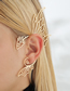 Fashion Gold Alloy Skeleton Dragon Earrings