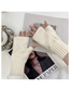 Fashion Yellow Knitted Fingerless Gloves