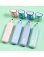 Fashion Sweet Milkshake Plastic Flat Fluorescent Marker Pen Box