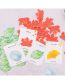 Fashion Mulberry Leaves Paper Leaf Sticky Notes