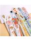 Fashion Girl Series Plastic Cartoon Special-shaped Ruler