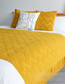 Fashion Off-white 130*240 (including Tassel) Solid Color Knitted Wave Pattern Sofa Blanket