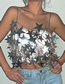 Fashion Silver Sequin-paneled Star Skirt