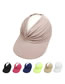Fashion #4 Beige Cotton Polyester Pleated Wide Brim Sun Hat