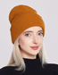 Fashion Maroon Solid Color Knitted Beanie