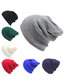 Fashion Dark Green Solid Color Knitted Beanie