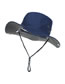 Fashion Black Solid Color Foldable Drawstring Bucket Hat