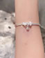 Fashion Love Heart -like Seal Love Diamond Bracelet
