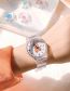 Fashion White 1# Children S Cartoon Pointer Smiley Face Pattern Transparent Watch (charged)