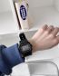 Fashion Black Square Watch Multifunctional Silicone Watch (charged)