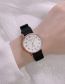 Fashion Creamy-white Round Digital Pointer Canvas Band Watch (charged)