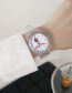 Fashion Red Flower Children S Jelly Cartoon Pattern Transparent Watch (charged)