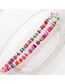 Fashion Color Beads Soft Pottery Short Love Letters Mobile Phone Lanyard