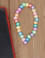 Fashion Color Color Soft Pottery Pieces Love Skewers Mobile Phone Lanyard
