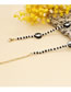 Fashion Color 13# Contrasting Rice Pearl Glasses Chain