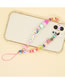 Fashion Color 5# Contrasting Color Resin Love Beading Mobile Phone Rope