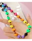 Fashion Color 4# Resin Rice Beads Love Skewers Mobile Phone Rope