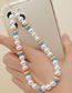Fashion Color 1# Pearl Rainbow Beads Mobile Rope