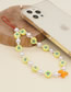 Fashion Color 21# Acrylic Rice Bead Beaded Mobile Phone Rope