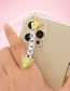 Fashion Color 3# Acrylic Flower Butterfly Letters Mobile Phone Rope