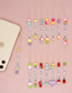 Fashion Color 10# Acrylic Letter Round Bead Mobile Phone Rope