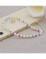 Fashion Color 4# Mijizhu Letters Smiley Beaded Mobile Phone Rope