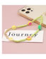 Fashion Color 4# Mi Zhu Soft Cottage Eye Beads Love Mobile Rope
