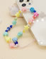 Fashion Color 4# Soft Pottery Smiling Facial Pearl Beading Mobile Phone Rope